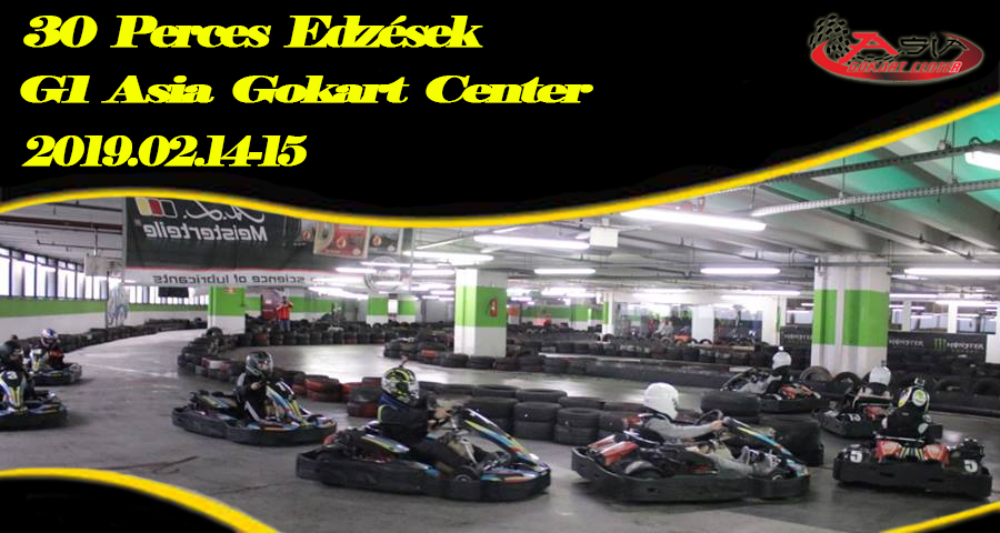 Asia Gokart szabadedzés az 1. futam előtt (2019.02.14 és 02.15)