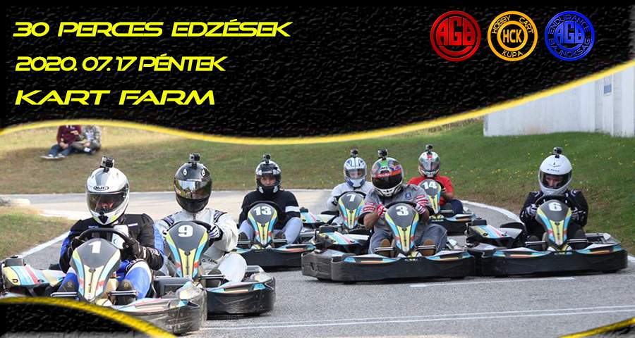 Szabadedzések a Kart Farmon 2020.07.17-én, pénteken