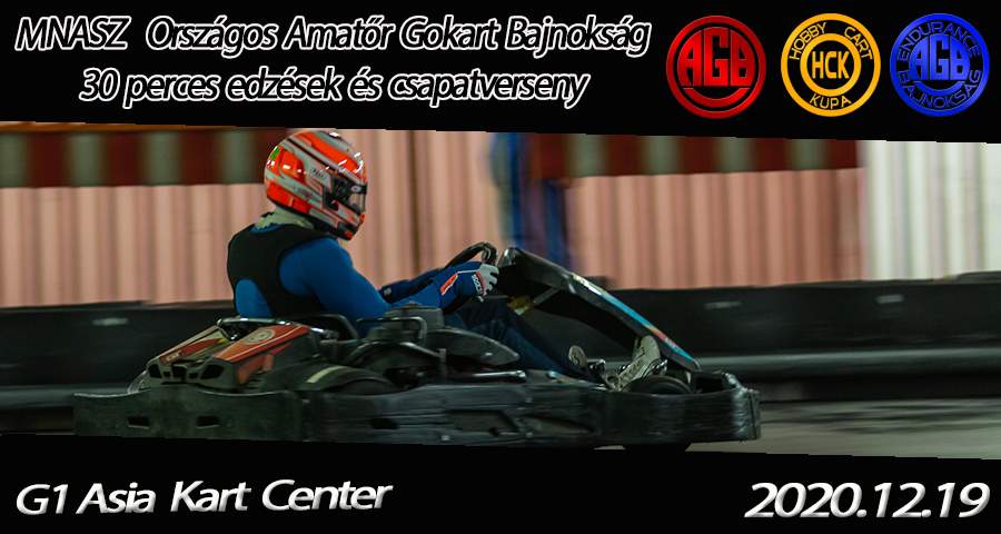 Asia Gokart szabadedzés és csapatverseny (2020.12.19)