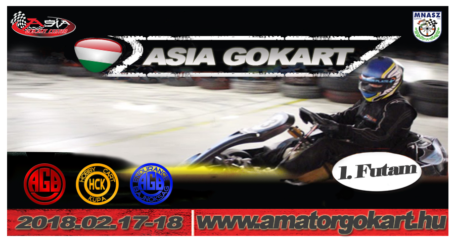 1. futam – Asia gokart (2018.02.16-02.18)