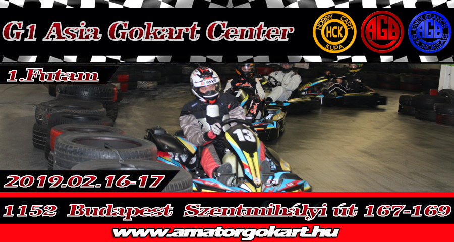 1. futam – Asia gokart (2019.02.14-02.17)
