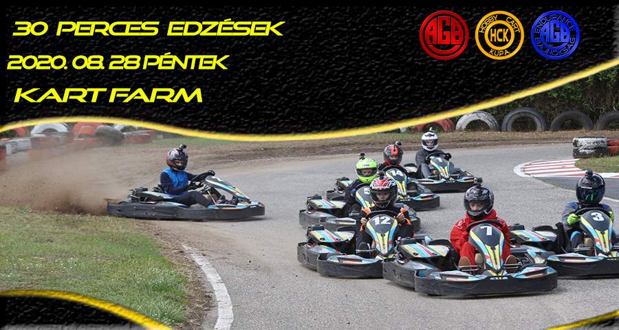 Szabadedzések a Kart Farmon 2020.08.28-án, pénteken
