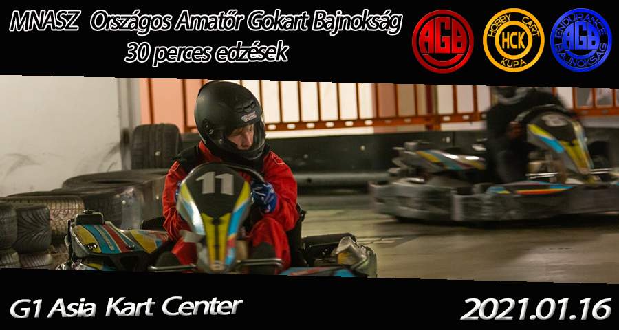 Asia Gokart szabadedzés (2021.01.16 szombat)