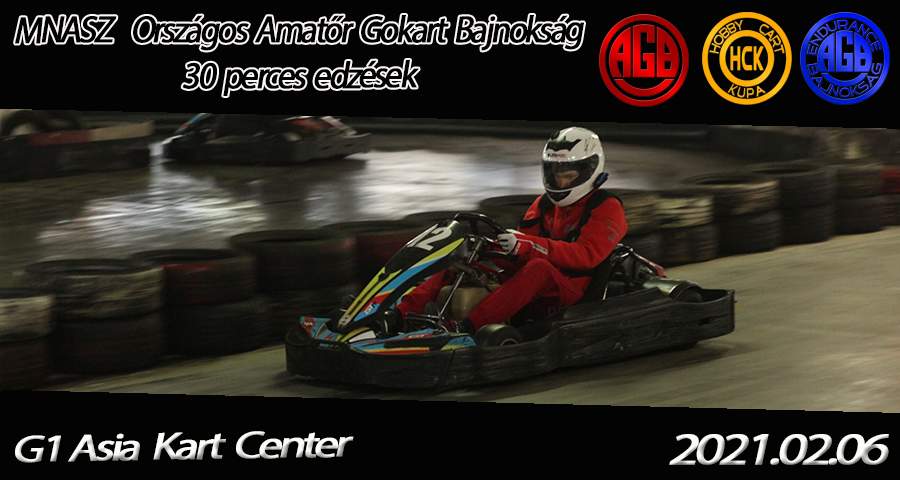 Asia Gokart szabadedzés (2021.02.06 szombat)